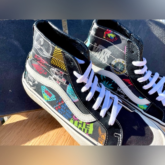 Vans Other - VANS SK8-Hi 138 Devon Blk/Multi Men’s Size 10 V66 Skate